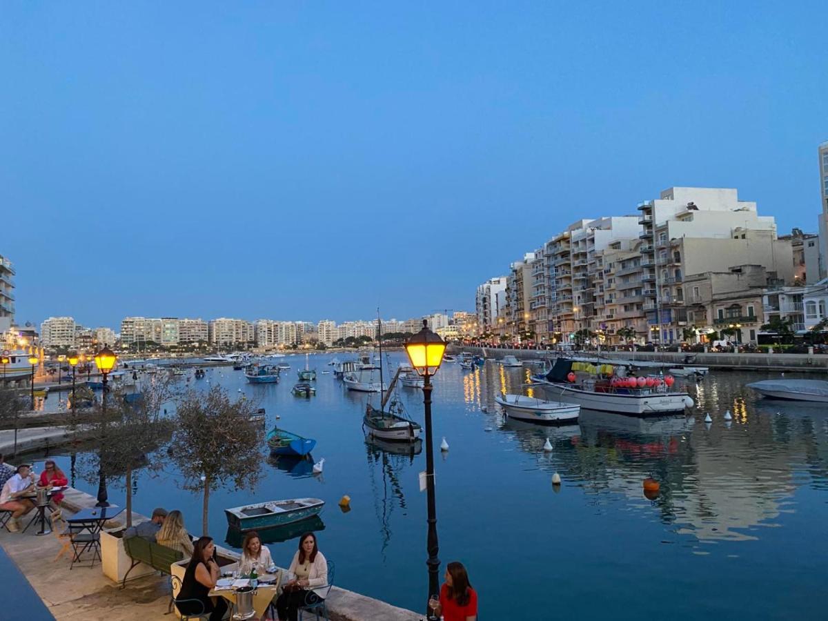 Top-Notch Apartment With Sea View, Bbq And Jacuzzi Saint Julian's Exterior photo